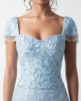 Eliane Sabbagh Sky Blue Embellished Gown 2