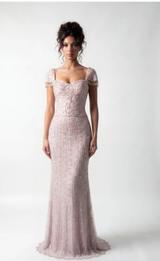 Eliane Sabbagh Pink Embellished Gown 1
