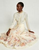 Zimmermann Ivory Floral Shirt & Skirt Set 3